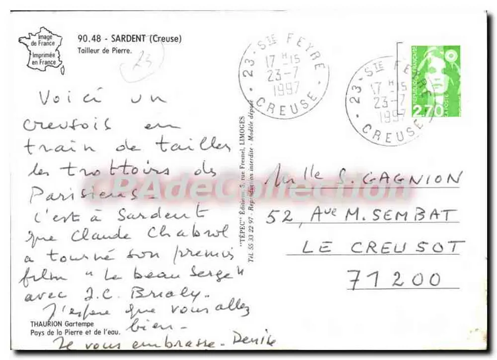 Sardent — Pedreiro — Edições Tepec - Verso