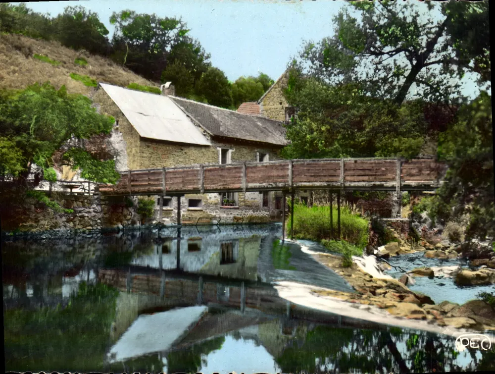 Die Mühle von Pont Charraud — Die Brücke — La Creuse — P. A. Rassard - Vorderseite