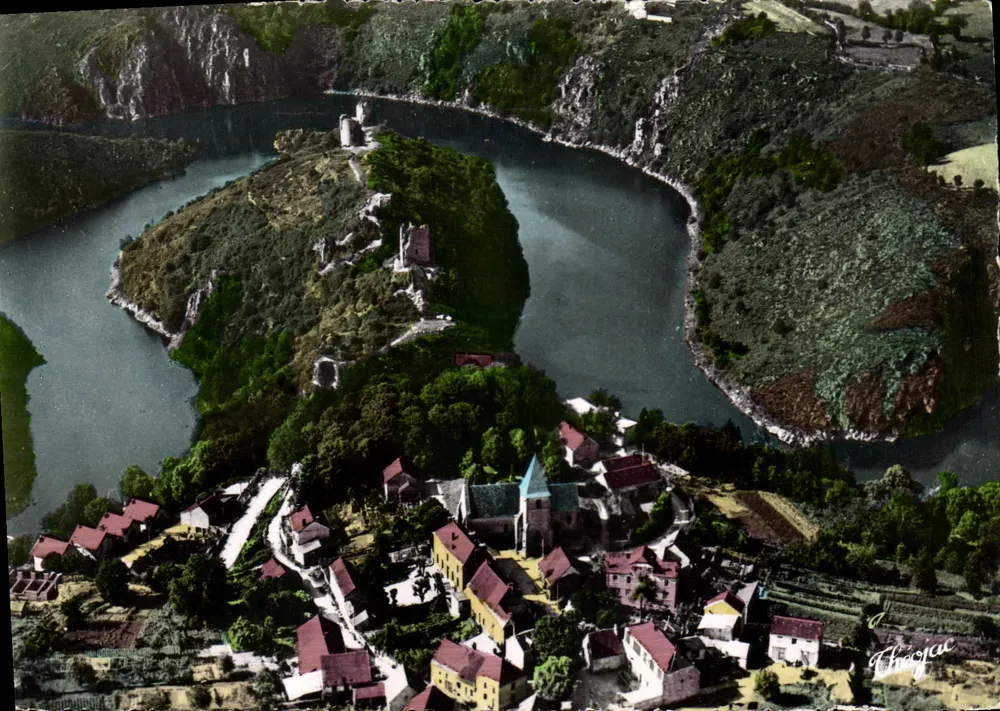 A presqu'île de Crozant — ruínas e vilarejo — Les Éditions Modernes « Thiolac » - Frente