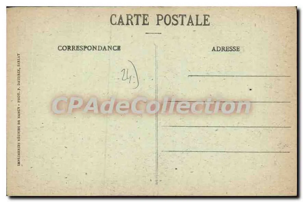 Castelo de Monifort — vista da Estrada de Carsac — P.D. 5 — La Dordogne Pintorquerque - Verso