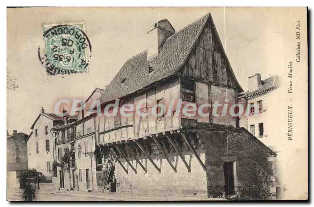 Périgueux — Casa com colmios sobre estacas — Finaux Moulin - Frente