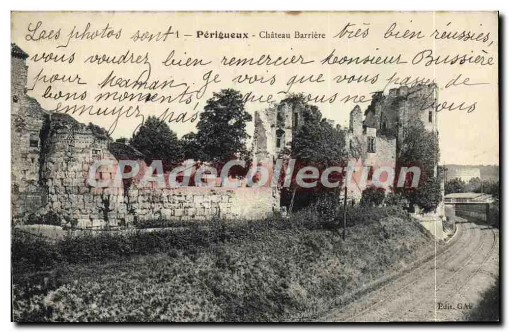 Périgueux - Castelo Barrière — Editor GAT, n°1 - Frente
