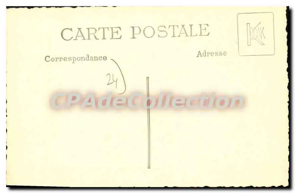 Castelo de Borde, perto de Bergerac (Dordogne) — Edição E. Marais - Verso