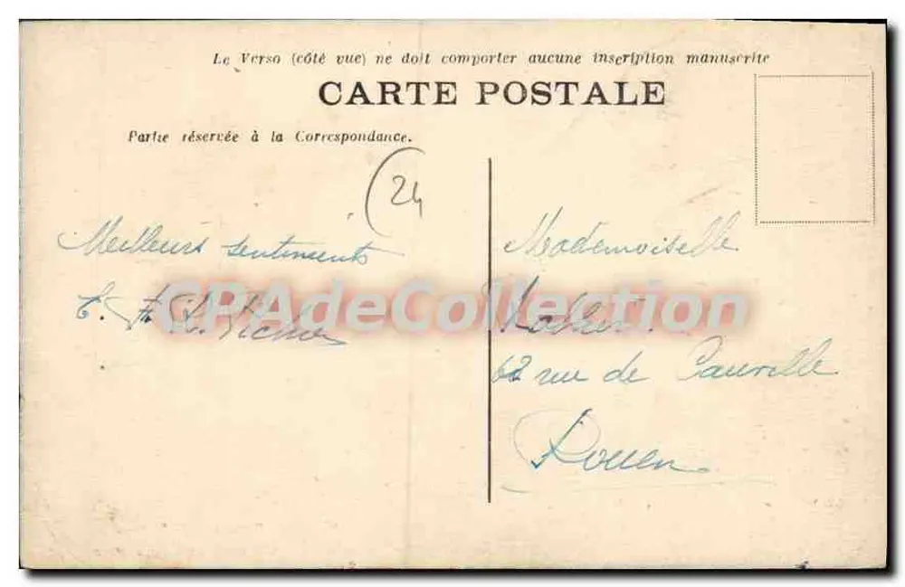 Génis - Um canto da Auvézère — Fototipia Bessot et Guionie, Brive - Verso