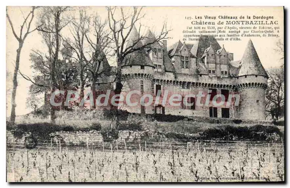 Castelo de Montbazillac — Dordogne — Editor: C. V. Artistiques, Dordogne, n° 149 - Frente