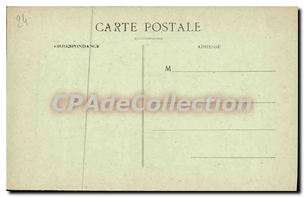 Castelo de Montbazillac — Dordogne — Editor: C. V. Artistiques, Dordogne, n° 149 - Verso