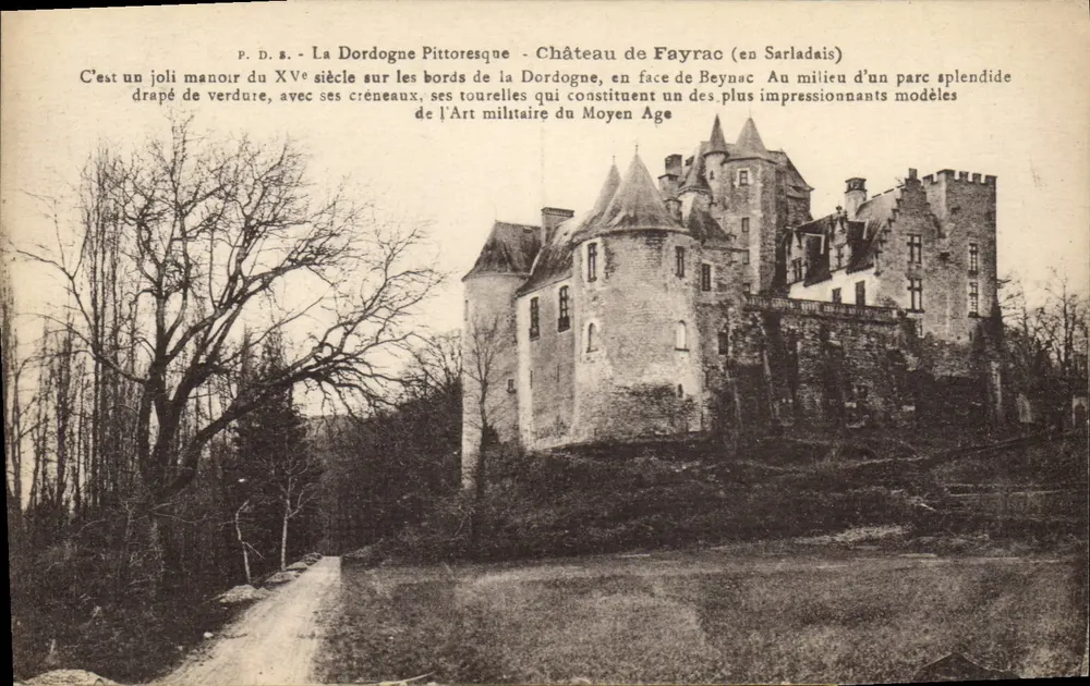 Château de Fayrac (in Sarladais) — P.D.S. — La Dordogne Pittoresque - Vorderseite