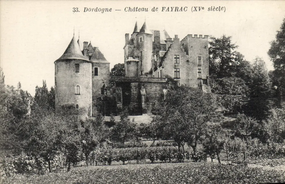 Castillo de Fayrac — Dordogne — siglo XV - Anverso