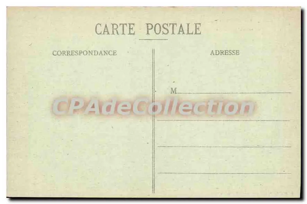 Miallet (Dordogne) — Castelo de Lambertie — O. Domege, editor-impressor, Périgueux - Verso