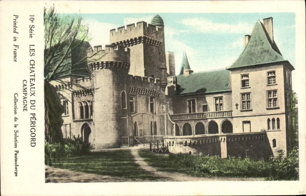 Castillo de Campagna — Los Castillos del Périgord — 10ª Serie — Colección de la Solución Pautaubeerge - Anverso