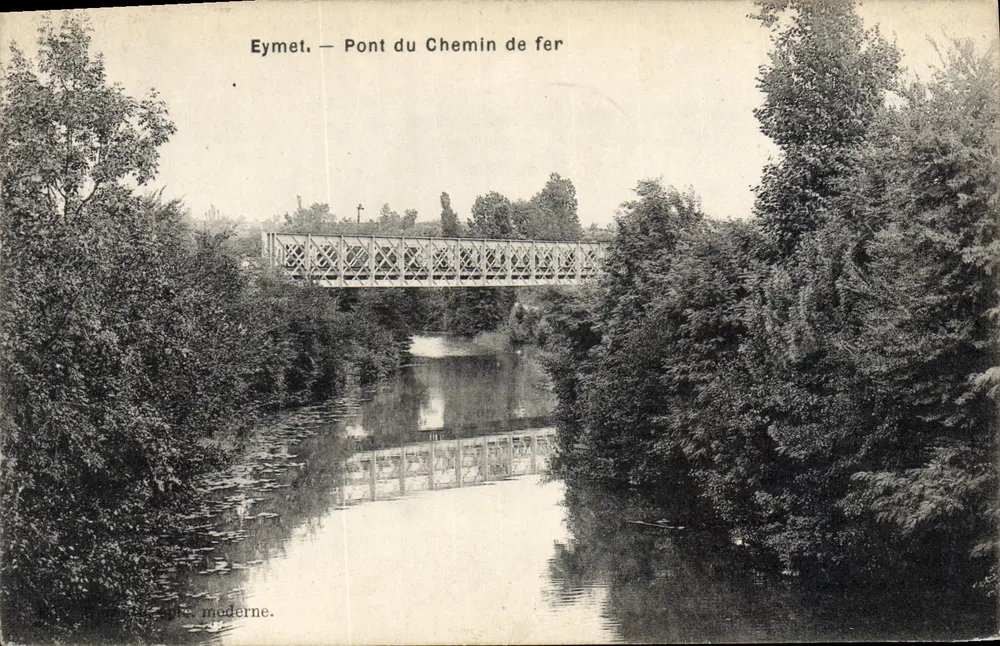 Eymet — Ponte do Caminho de Ferro — Editor Moderno - Frente
