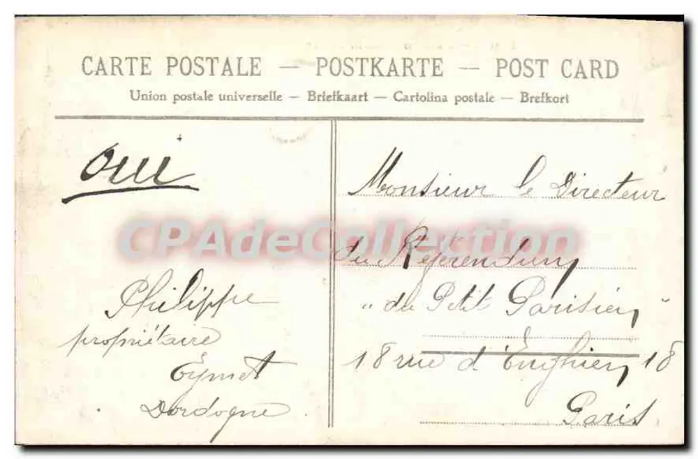 Eymet — Ponte do Caminho de Ferro — Editor Moderno - Verso