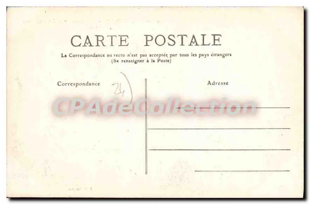 Bourdeilles - Entrada do Logis dos Senescaus (século XV) — Ch. R. Laborde, n°47 - Verso