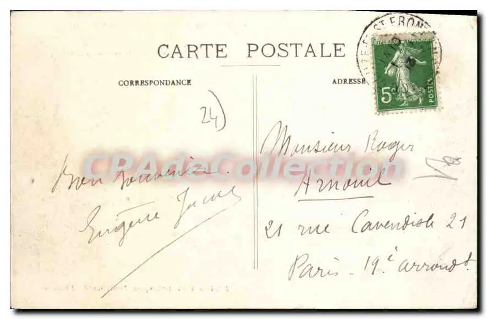 I Vecchi Castelli della Dordogne — Castello di Beynac (XI e XV secolo) — Edizioni Vues Artistiques, Louis Garde, Libourne - Verso