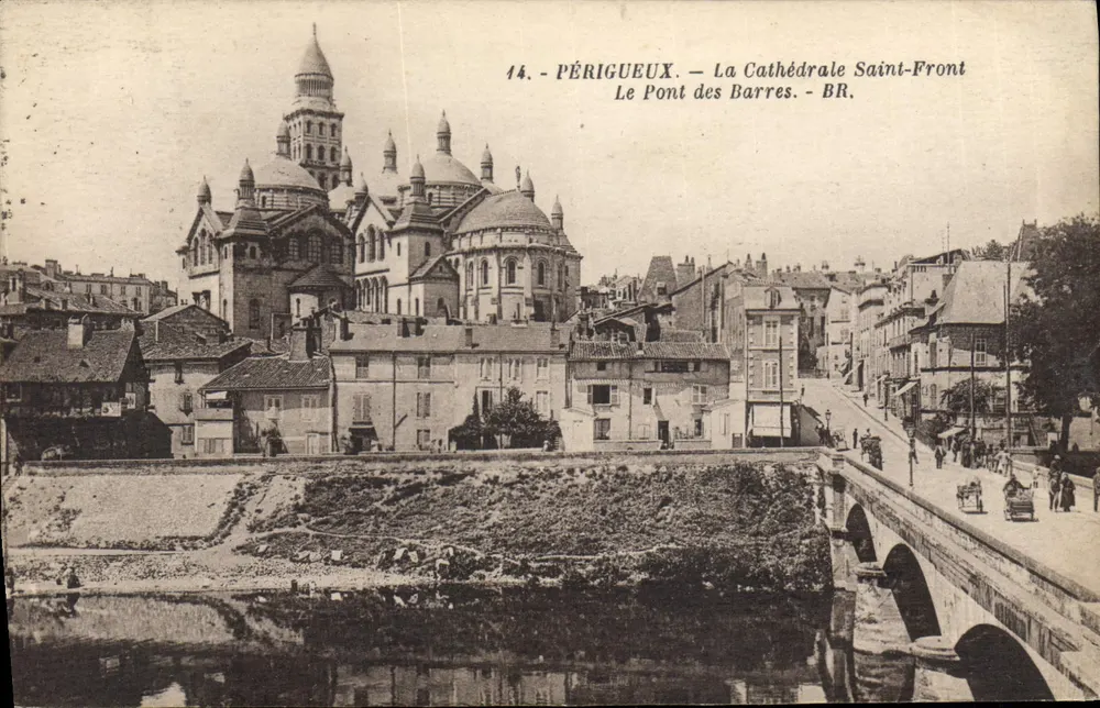 Périgueux — Kathedrale Saint-Front und Le Pont des Barres — BR. - Vorderseite