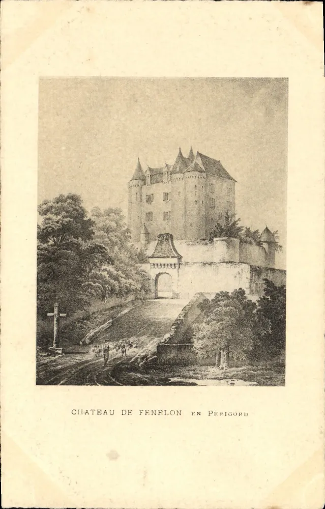 Castelo de Fenelon no Périgord — Edição Artística 'SUPRA' Paris - Frente