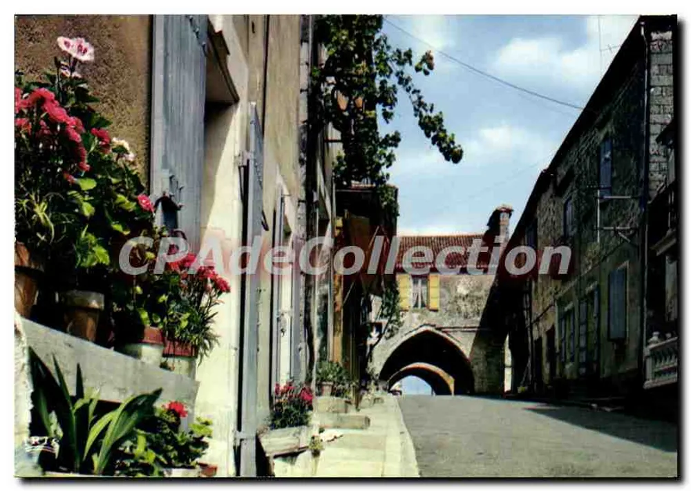 Monpazier — A rua Campan — Edições Modernas « Théoljac », Limoges - Frente