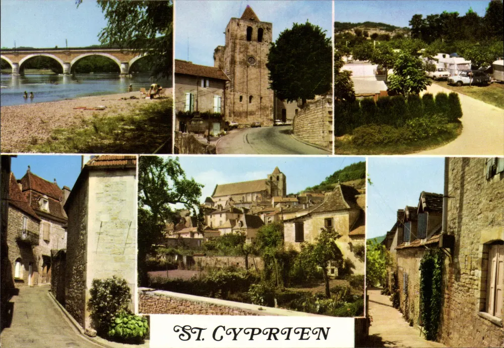 São Cipriano — Vista panorâmica — Edições MARSAC-S/ L'ISLE (Dordogne) n° 865 - Frente