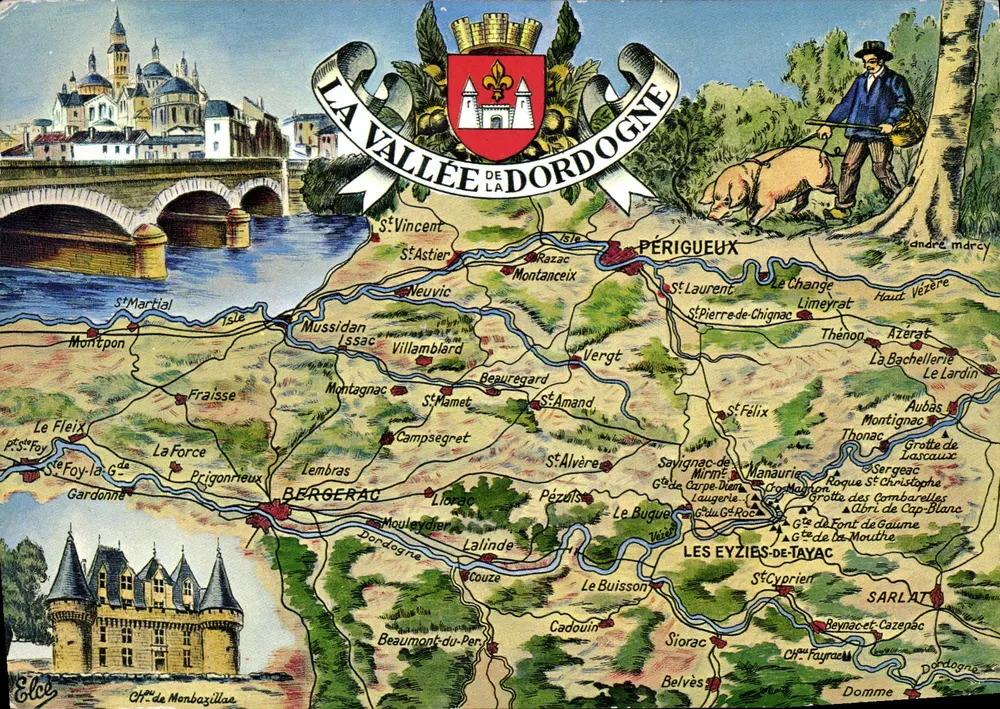 A Valle da Dordogne — Editora Elcée, N° 12 - Frente