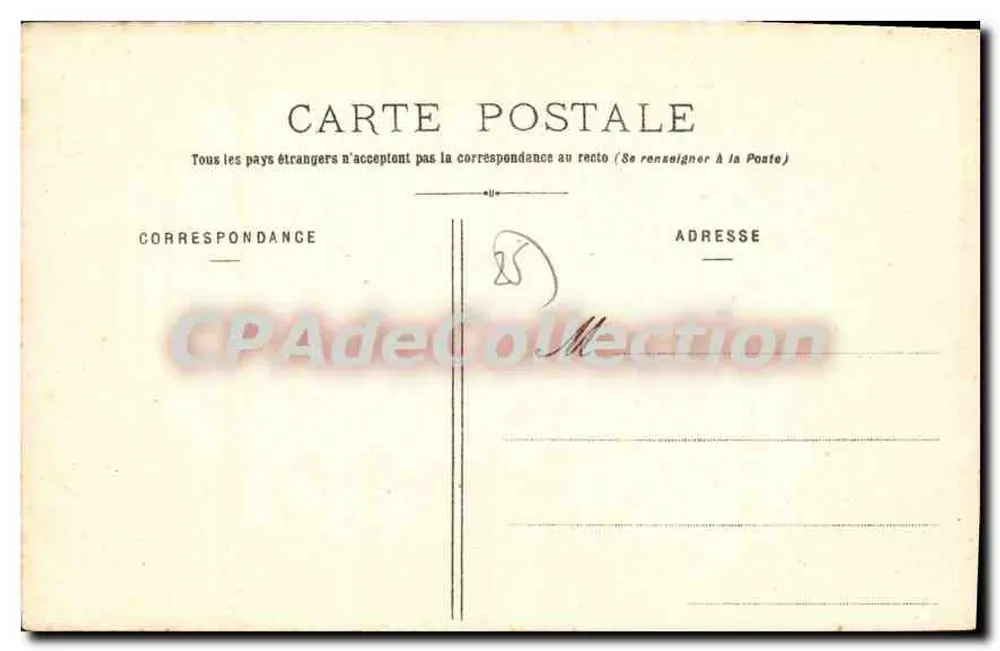 Castelo de Cléron — Franche-Comté — Toullet, editor, Béauren - Verso