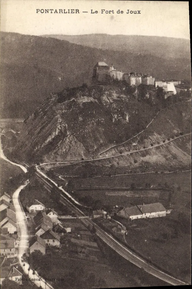 PONTARLIER — O Forte de Joux — Faites-Locca - Frente
