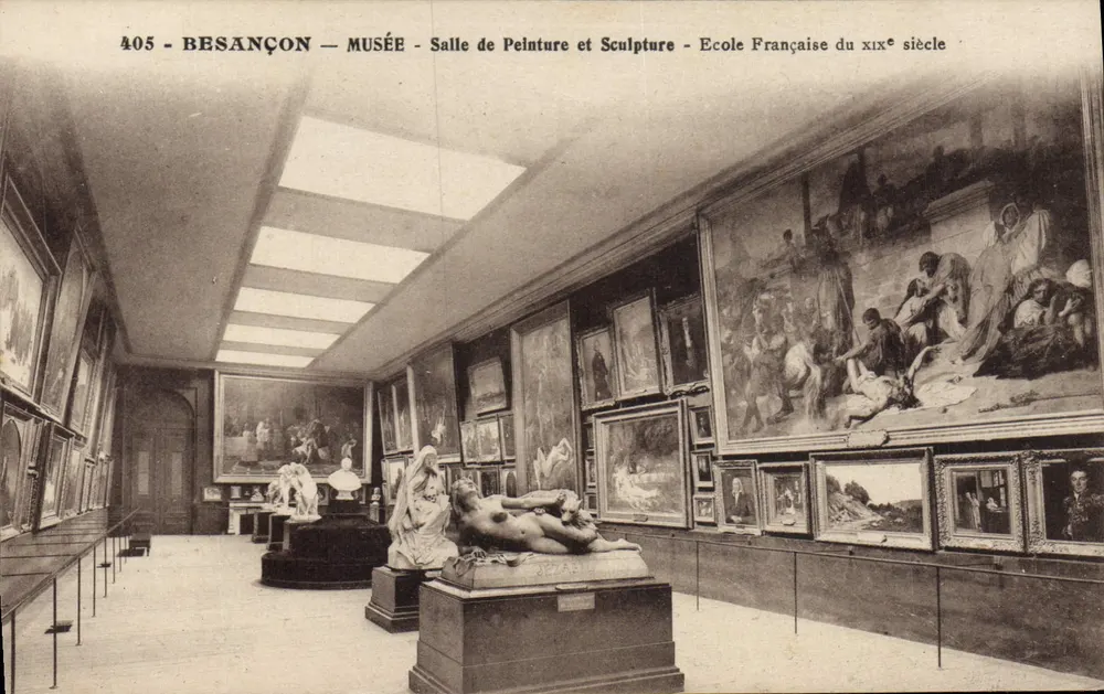 Besançon — Museum — Malerei- und Skulpturenraum — Französische Schule des 19. Jahrhunderts - Vorderseite