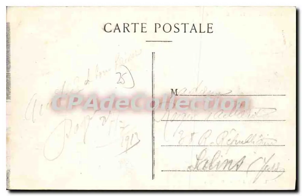 Malbuisson - Doubs — Vista do Lago St-Point — Edit. L. Gaillard-Prieire, Besançon - Verso