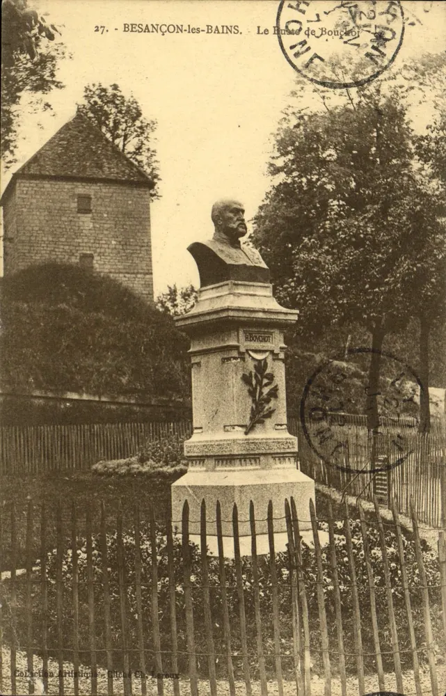 Besançon-les-Bains — O Buste de Bourdon — Editor: Editores En Languy - Frente