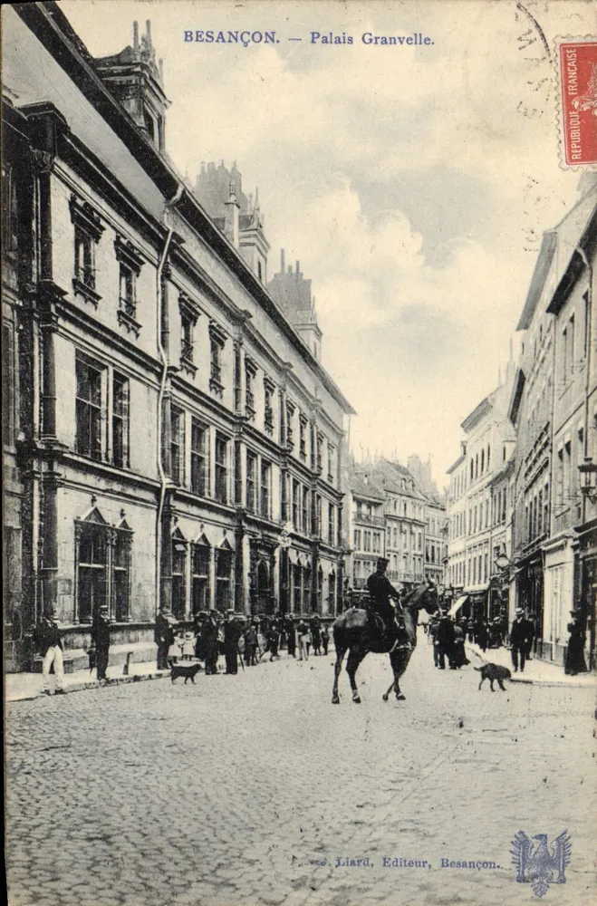 Besançon — Palácio Granvelle — J. Liard, Editor, Besançon - Frente