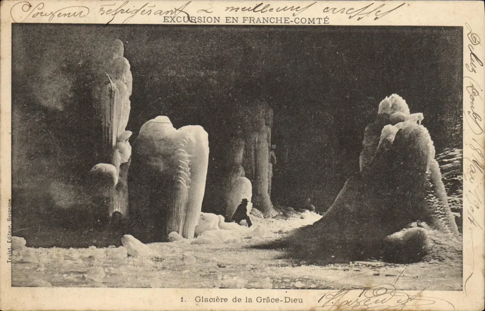 Glacière de la Grâce-Dieu — Excursão à Franche-Comté — Editor Taulat, Ressaucou - Frente