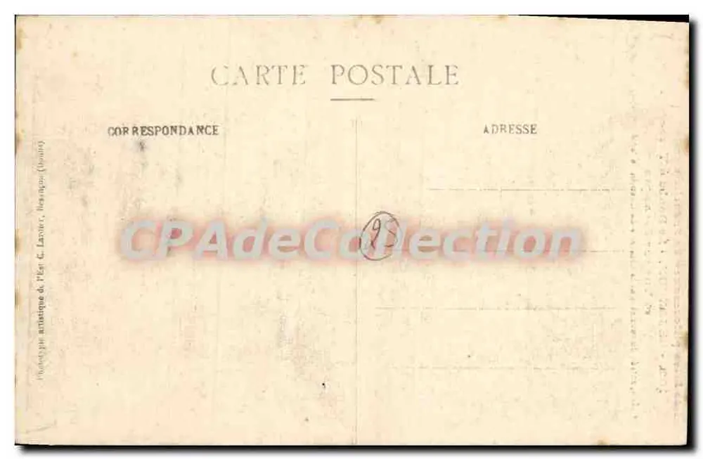 Pittorelle Stätten der Franche-Comté - C.L.B. - 102. BESANÇON - Ansicht von Besançon und Eingang des Tunnels unter der Citadel des Eisenbahns von Amathey-Vesigneux - Rückseite