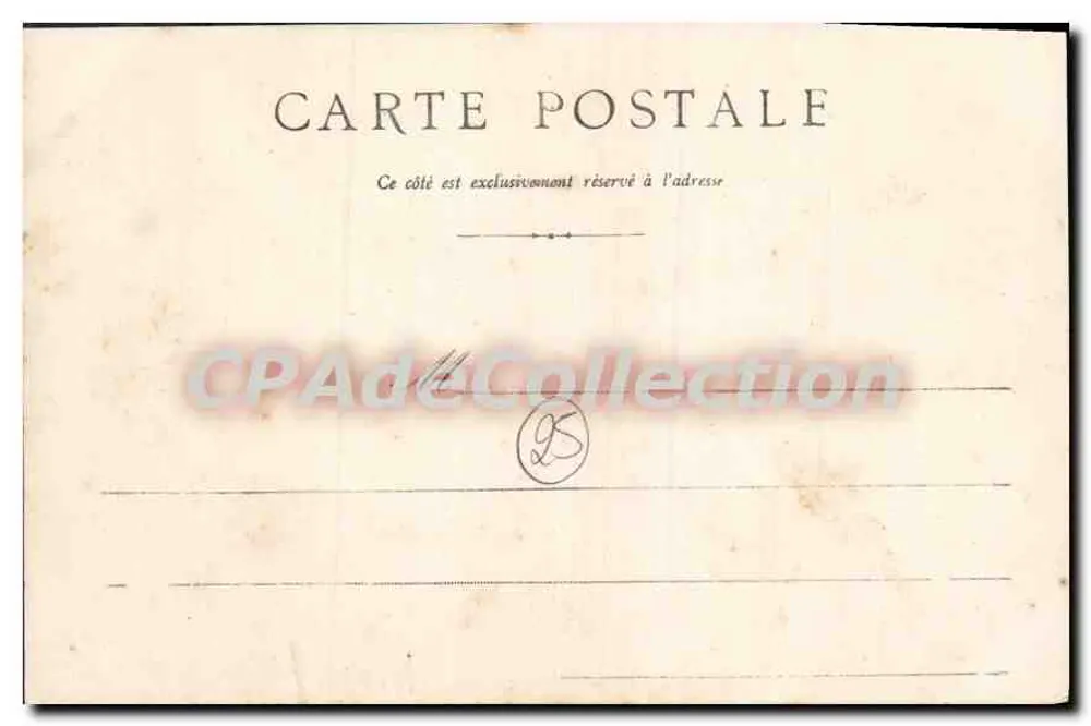 Besançon - Fort Bregille und Mühle St-Paul — unbekannter Verlag - Rückseite
