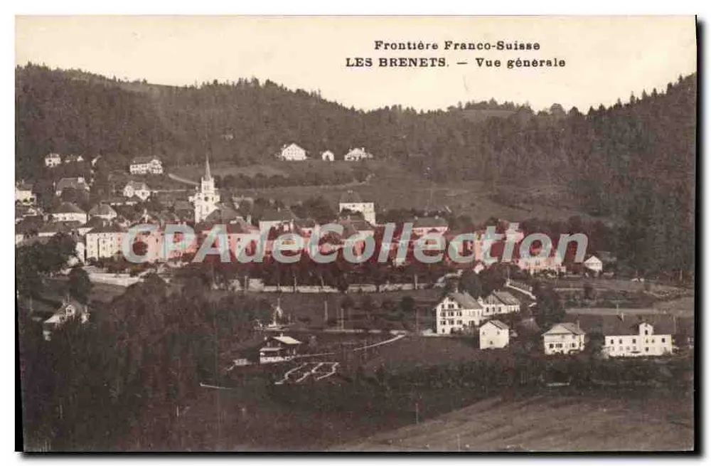 Les Brenets — Allgemeiner Blick — Grenze Frankreich-Schweiz - Vorderseite
