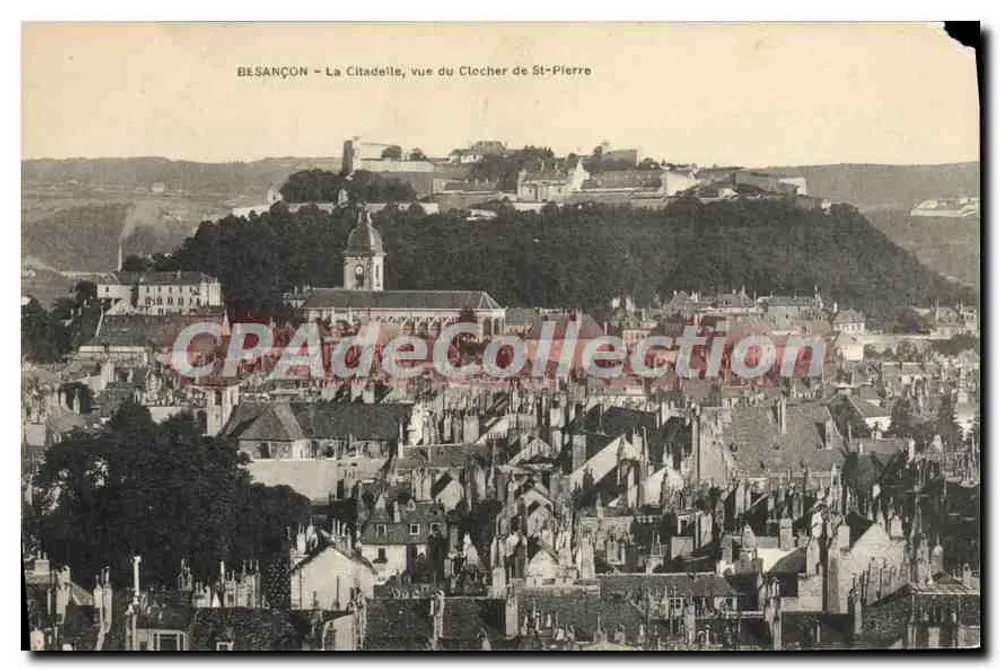 Besançon - Die Citadel, Blick vom Glockenturm von St-Pierre — Verlag nicht sichtbar - Vorderseite