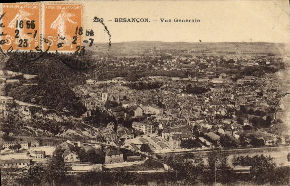Besançon — Vista Geral — Éd. C. Lardier, n°269 - Frente