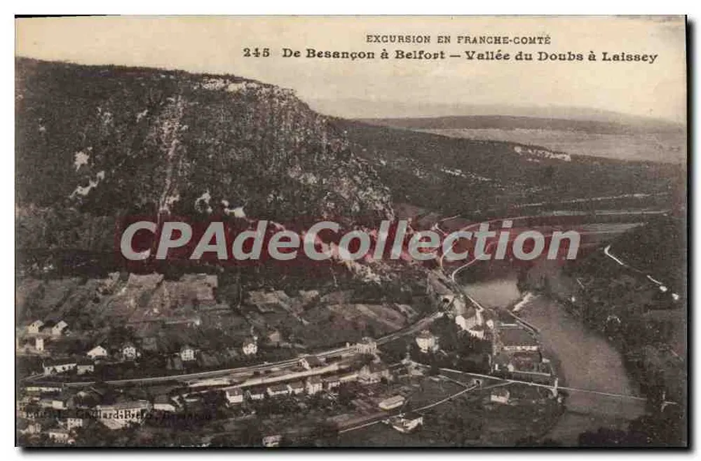 Tal des Doubs bei Laissey — Ausflug in die Franche-Comté — n°245 - Vorderseite