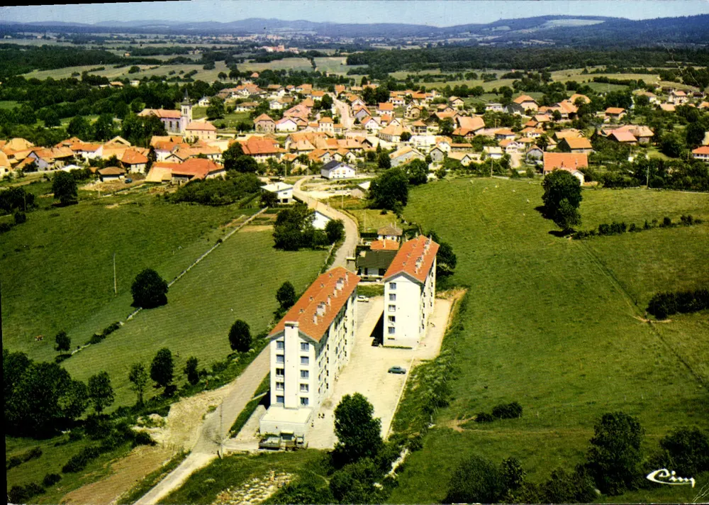 Le Valdahon (Doubs) — Vista aérea — Cimy - Frente