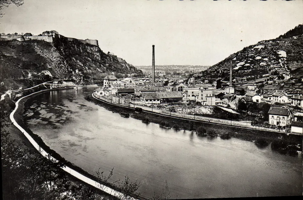 Besançon-les-Bains — Fabrik der Wiesen und Zitadelle — Edition La Girognoe, Straßburg - Vorderseite
