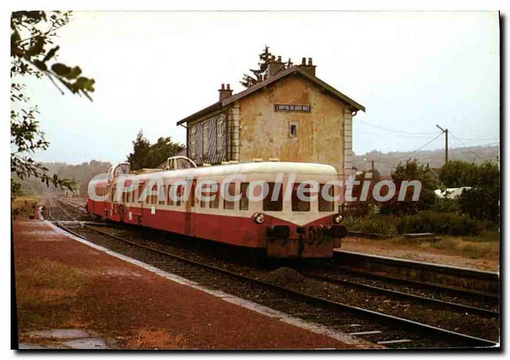 L'Hôpital-du-Gros-Bois — train autorail XBD-4025 à 4039 — Éditions du Cabri - Recto