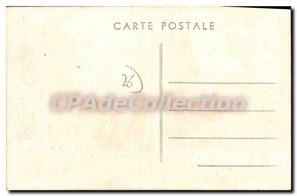 Les Granges-Gontardes — Estrada de Montélimar — Edição Mailliet e James - Verso