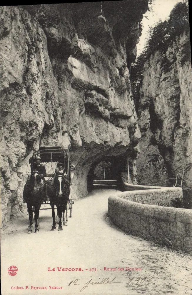 르 베르코르 — 골레트 도로 — Collect. P. Peyrouze, Valence, n° 473 - 앞면