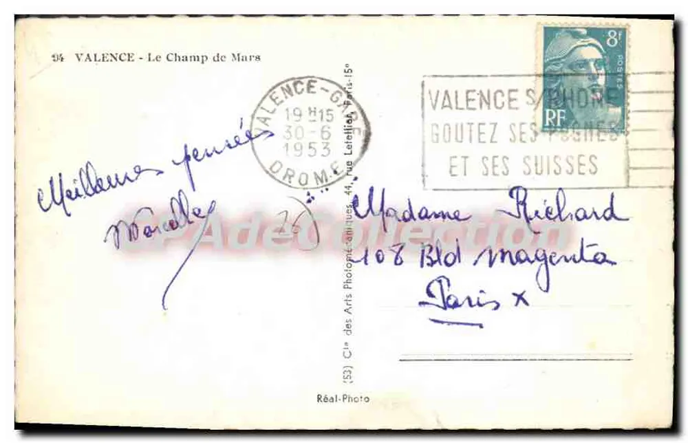 Valência - O Campo de Marte — editor Cap, n°34 - Verso