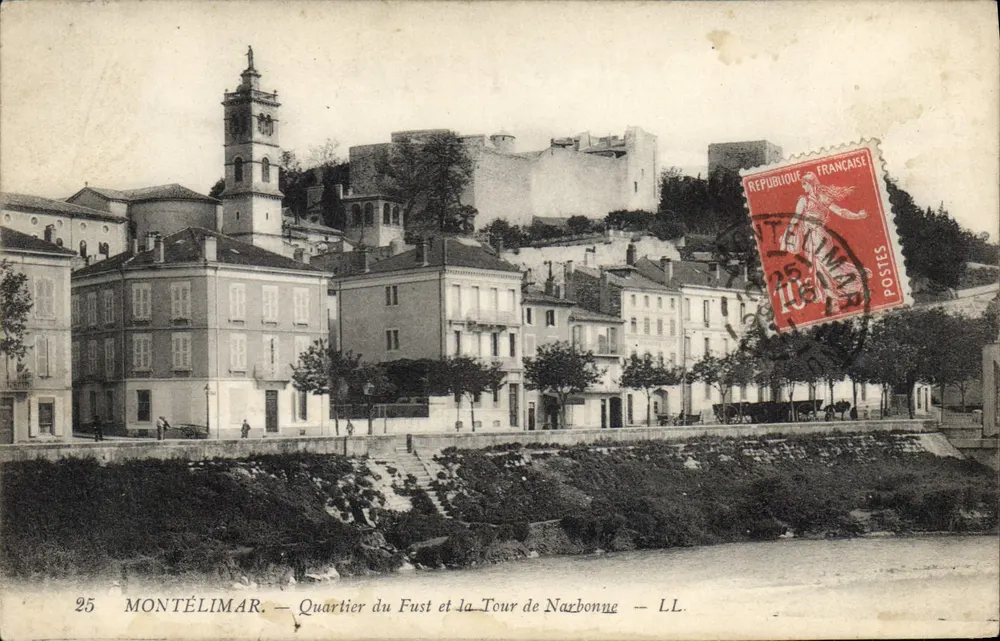 Montélimar - Viertel Fust und Turm von Narbonne - LL. - Vorderseite