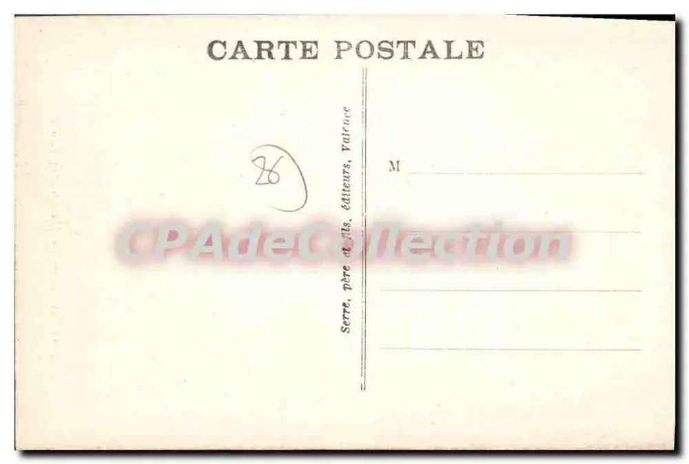 Valência — A Casa das Cabeças — Serre, pai e filho, editores, Valência - Verso