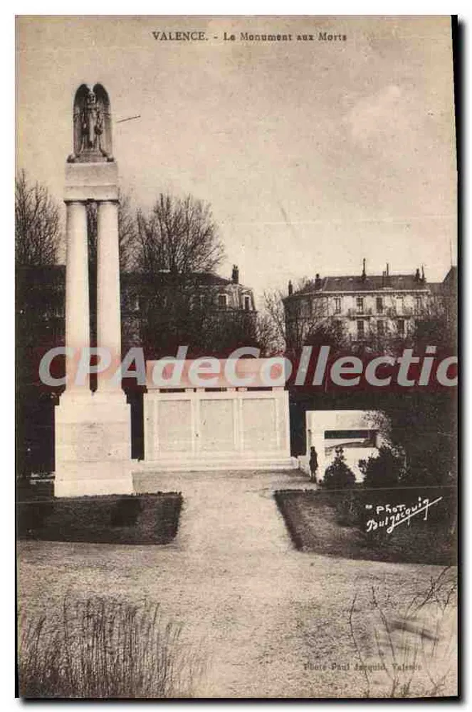 Valence - Het Monument der Dood — Fot. Paul Jacquiq, Valence - Voorkant