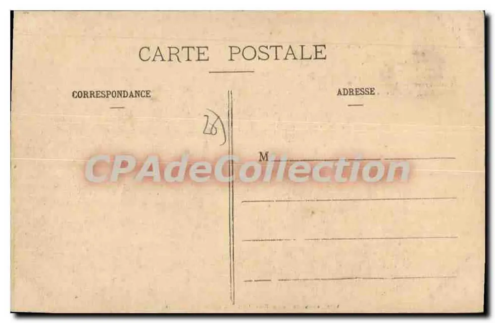 Haüterives (Drôme) - Palacio ideal (Fachada Norte) - Reverso