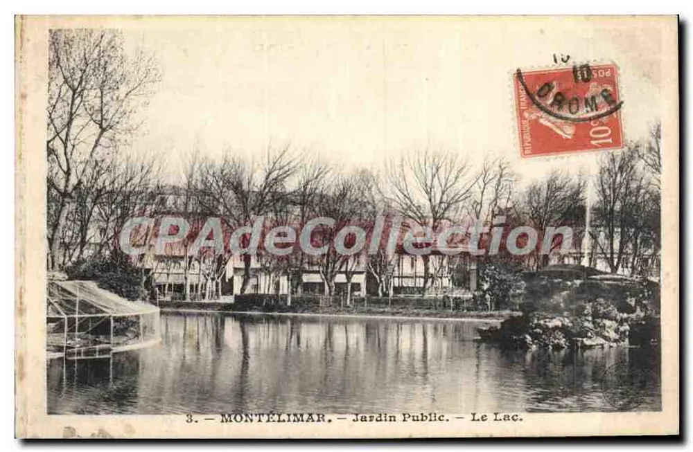 Montélimar — Giardino Pubblico — Il Lago — Editore: CPAdéCollection - Recto