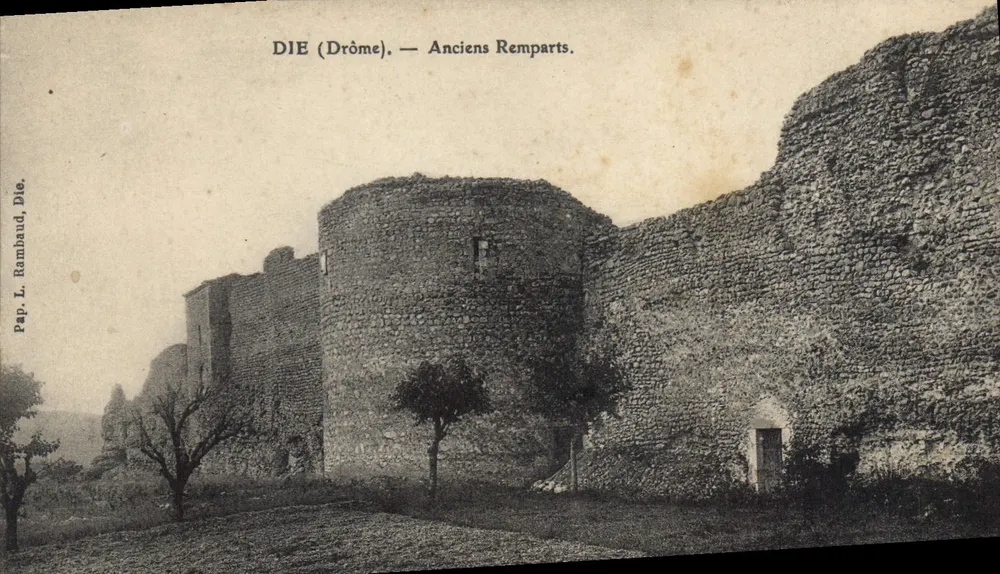 Die (Drôme) — Antichi Remparti — Pap. L. Rambaud, Die - Recto