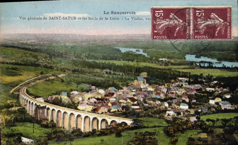 Saint-Satur und die Ufer der Loire — Der Viadukt — Das Sancerrois — Verlag L. Lenormand, Orléans - Vorderseite