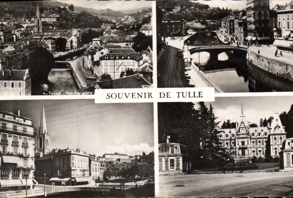 Tulle — Vista Geral — Lembrete de Tulle — (51) - REAL - FOTO - Bilhete postal antigo - Frente